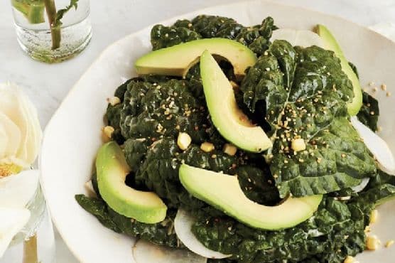 Miso Kale Caesar Salad