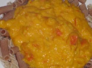 Creamy Hokkaido Squash Pasta Sauce