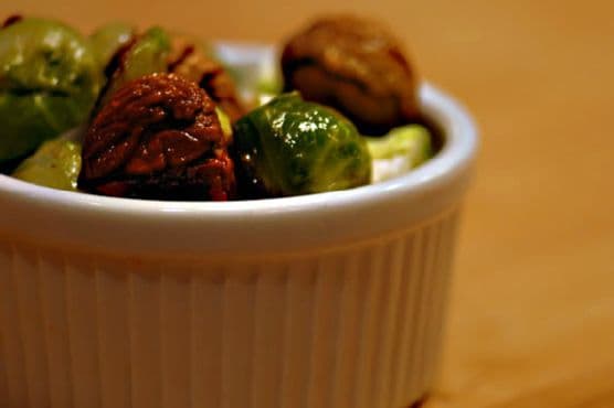 Chestnuts With Brussel Sprouts