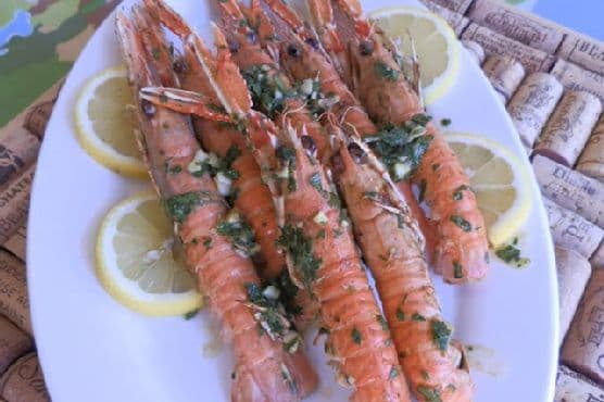 Barbecue" langoustines