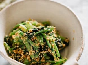 Goma ae – Japanese side dishes with sesame seeds