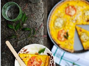 Hokkaido Squash And Celeriac Tart