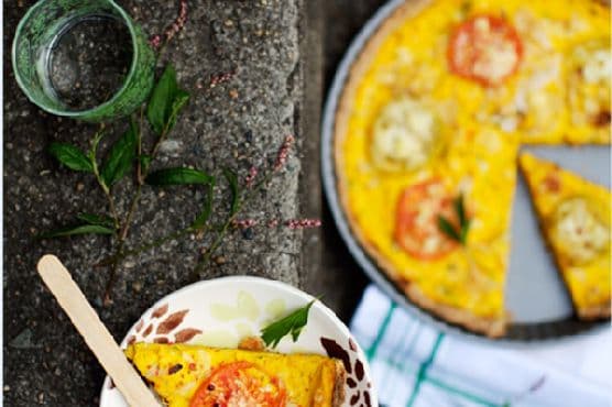Hokkaido Squash And Celeriac Tart