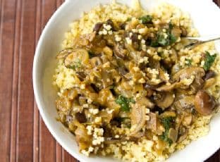 Cozy Millet Bowl With Mushroom Gravy And Kale