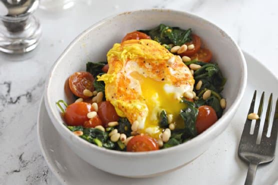 Turmeric Poached Eggs