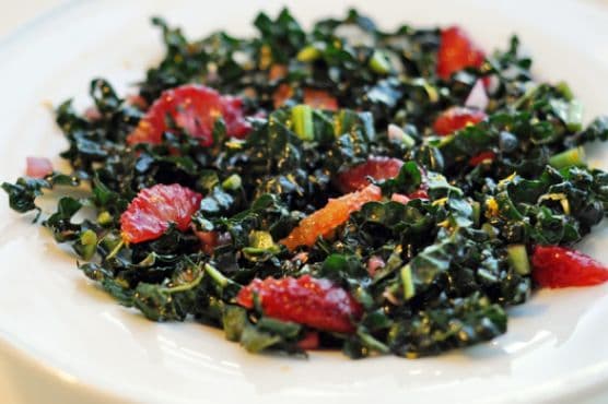 Kale Salad With Blood Orange And Meyer Lemon