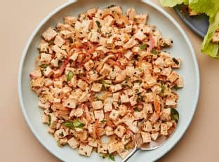 Smoked Tofu Larb With Lemongrass