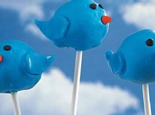 Bluebird Cake Pops