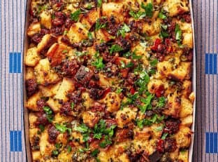 Chorizo and Calabrian Chile Stuffing