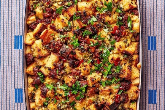Chorizo and Calabrian Chile Stuffing