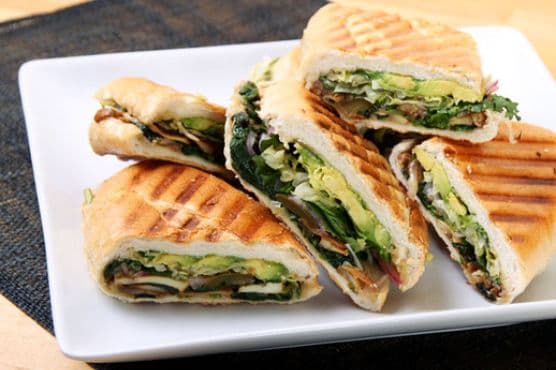 Mexican Mushroom and Spinach Sandwich (Vegan Torta)