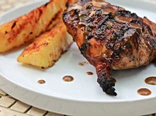 Hellfire Jerk Chicken With Rummy Grilled Pineapple