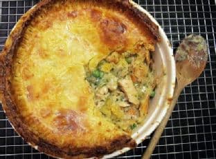 Individual Double-Crusted Chicken Pot Pies