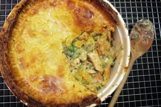 Individual Double-Crusted Chicken Pot Pies