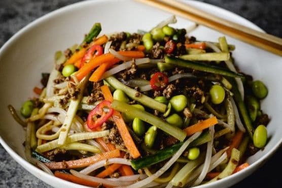 Fuchsia Dunlop's Zhajiang Noodles (Zha Jiang Mian)