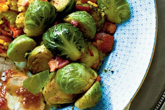 Brussels Sprouts with Applewood Bacon