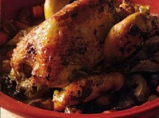 Guinea fowl tagine
