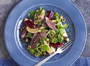 Pigeon & beetroot salad