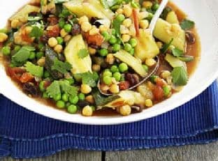 Vegetable tagine with chickpeas & raisins