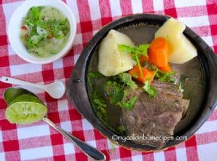 Caldo de Costilla (Colombian Beef Ribs Broth)