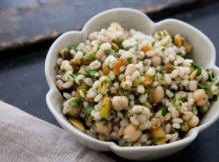 Moroccan Chickpea Barley Salad