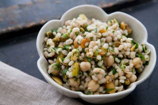 Moroccan Chickpea Barley Salad