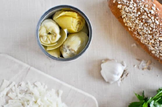 Cheesy Artichoke French Breads