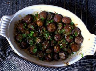 Garlic Butter Roasted Mushrooms
