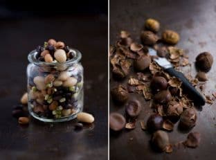 Bean & Chestnut Salad With Tahini Dressing