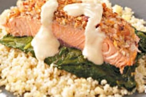 Company-Ready Crusted Salmon