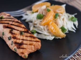 Miso Marinated Grilled Salmon