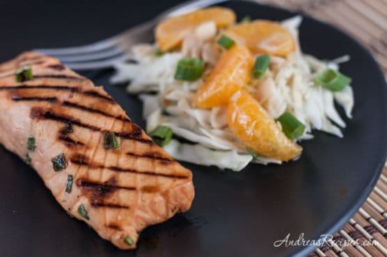 Miso Marinated Grilled Salmon