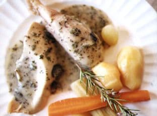 Chicken In Truffle Cream Sauce