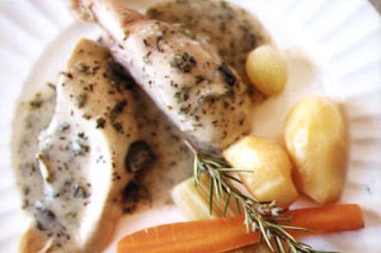 Chicken In Truffle Cream Sauce