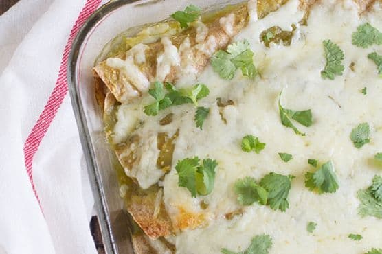 Garlicky Bean and Chicken Enchiladas {7 Days With Rachael Ray – Day 5}
