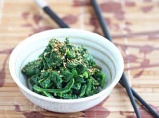 Asian Sesame Spinach Salad (Power Foods)
