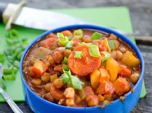 Chickpea and Yam Chili {vegan and gluten free}
