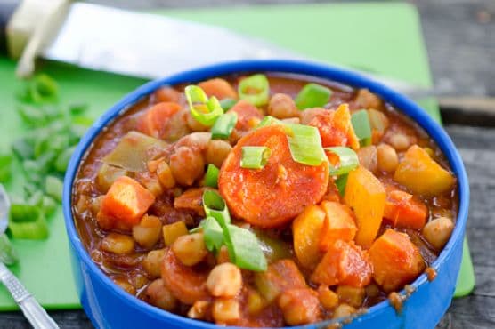 Chickpea and Yam Chili {vegan and gluten free}