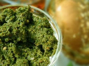 vegan pesto , how to make pesto with almonds