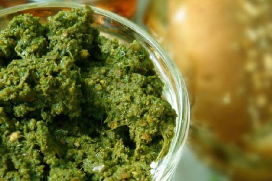 vegan pesto , how to make pesto with almonds