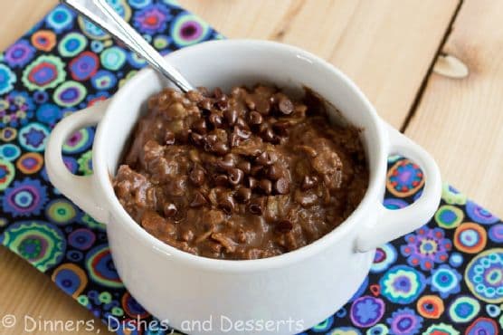 Chocolate Peanut Butter Oatmeal