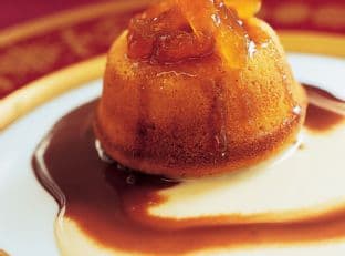 Lemon Cornmeal Cakes with Lapsang Souchong Chocolate Sauce