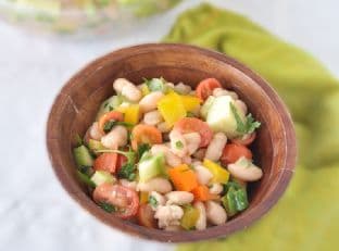 Super Easy White Bean Salad