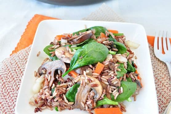 Wild Rice Stir Fry With Veggies
