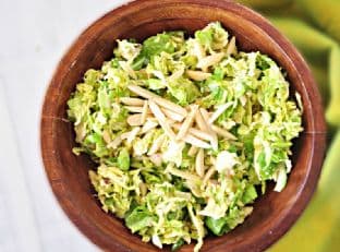 Shaved Brussel Sprouts with Lemon Vinaigrette