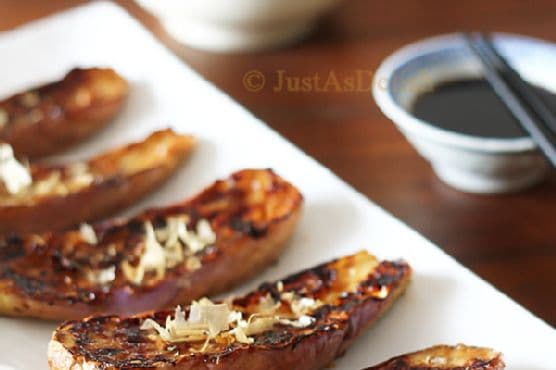 Nasu Dengaku (Grilled Miso Glazed Eggplant)