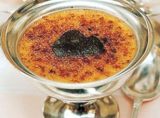 Burnt Cream With Black Truffles