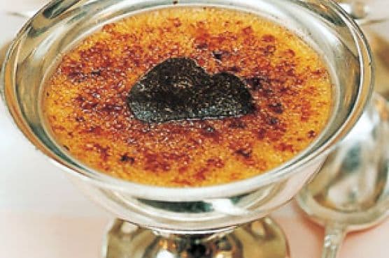 Burnt Cream With Black Truffles