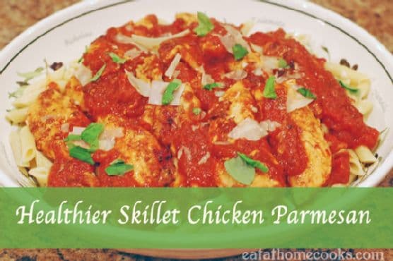 Healthier Skillet Chicken Parmesan and a chance to win $50,000 Kitchen Makeover