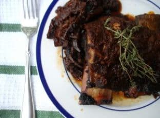Crockpot Coffee Ancho Chile Short Ribs